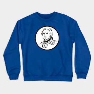 Patriot Portrait - Daniel Morgan (B/W) Crewneck Sweatshirt